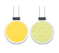 ICYJRFHLTF Indoor Lighting 10/50/100pcs DC12V G4 COB 7W Pure Warm White LED 30 Chips Replace Halogen Lamp Spot Light Bulb (Color : OneColor, Size : 50PCS)