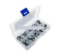 ICYJRFHLTF Kit Surtido de 165 condensadores electrolíticos de Aluminio SMD (10 valores, 0,47 uF, 1 uF, 2,2 uF, 4,7 uF, 10 uF, 22 uF, 47 uF, 100 uF)