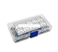 ICYJRFHLTF Lote de 165 condensadores electrolíticos de Aluminio SMD de 10 valores, Surtidos, muestras de 0,47 uF, 1 uF, 2,2 uF, 4,7 uF, 10 uF, 22 uF, 47 uF y 100 uF