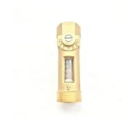 ICYJRFHLTF Medidor de Flujo mecánico Macho de 3/4" x Hembra de 1/2" Lectura de 1-3,5 L/min USC-MS21TB Caudalímetro de Resorte Lector de Flujo de latón Válvula de Equilibrio