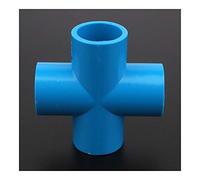 ICYJRFHLTF Pipe Connector 50mm PVC Garden Water Connectors Cross Joints Farm Irrigation Fittings Pipe Connectors Aquarium Tank Industrial Water Pipe 12/24/48pcs