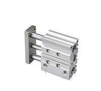 ICYJRFHLTF Pneumatic Cylinder Pneumatic Air Cylinder Thin Three-axis Three-Rod MGPM25 Cylinder with Guide Rod-10/20/25/30/40/50/75/100/125Z (Size : MGPM25-50), 785463875735743274 ICYJRFHLTF