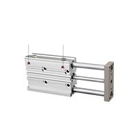 ICYJRFHLTF Pneumatic Cylinder Thin Three-axis Three-Rod Pneumatic Air Cylinder MGPM16 Cylinder with Guide Rod-10/20/25/30/40/50/75/100/125Z (Size : MGPM16-75), 1654897979874516 ICYJRFHLTF