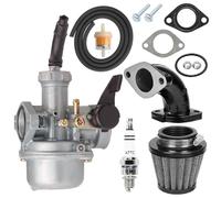 ICYJRFHLTF PZ22 Carburetor 22mm - Carb Air Filter Kit for TaoTao Apollo SSR 125cc 110cc Pit Dirt Bike ATV Bike, Pitster Pro 4 Stroke Engine Chinese 4 Wheeler Parts (black) ICYJRFHLTF