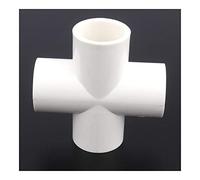 ICYJRFHLTF Tubes, Pipes & Hoses 50mm PVC Garden Water Connectors Cross Joints Farm Irrigation Fittings Pipe Connectors Aquarium Tank Industrial Water Pipe 12/24/48pcs