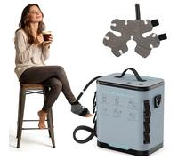 ICYTHRP Máquina de terapia de frío con temporizador programable, máquina de hielo portátil para tobillo después de la cirugía, sistema de recuperación de reemplazo de tobillo, alivio del dolor de