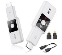 ICZI HDMI Inalámbrico, Transmisor y Receptor, 1080P 60Hz Full HD Baja Latencia, Plug & Play para PC, Portátil, TV y Proyector, para Cine en Casa, Salas de Conferencias y Juegos con Pantalla LED