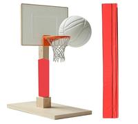 ID 10.2 cm 15.2 cm 20.3 cm 25.4 cm 30.5 cm Basement Post Wrap, 1.8 m Long Heavy Duty Garage Post Protection Pad with Gym/Outdoor / Indoor Use 5 cm Thick Foam Basketball Hoop Pads (Rojo, ID 9 x 9