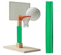 ID 10.2 cm 15.2 cm 20.3 cm 25.4 cm 30.5 cm Basement Post Wrap, 1.8 m Long Heavy Duty Garage Post Protection Pad with Gym/Outdoor / Indoor Use 5 cm Thick Foam Basketball Hoop Pads (verde, ID 7.6 x 7.6