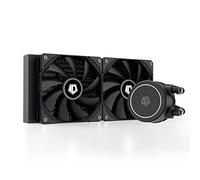 ID-COOLING FROSTFLOW X 240 - Enfriador de agua para CPU AIO de 240 mm, enfriador líquido de CPU LED blanco, 2 ventiladores PWM de 120 mm, Intel 1700/1200/115X, AMD AM5/AM4