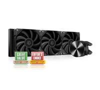 ID-COOLING FX360 PRO - Enfriador de CPU AIO de 360 mm, ventiladores de alta | Cubierta de bomba con patrón de CD, ventiladores triples de alta e 120 mm, compatible con Intel LGA1851/1700 y