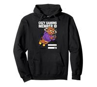 ID de Miembro de Cozy Gaming Club Bear Sudadera con Capucha