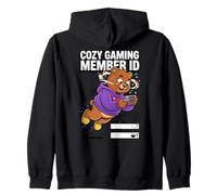 ID de Miembro de Cozy Gaming Club Bear Sudadera con Capucha