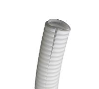ID de Tubo Corrugado Aislado PP 7,5 mm - 34, Manguera Alambre Abierto roscado Manguito Protector plástico Herramientas 1 Metro(White,AD 34.5 x ID 29mm)