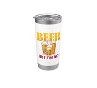 I'd Give Up Beer But I'm No Quitter Funny Alcohol Beber Vaso térmico de acero inoxidable de doble pared