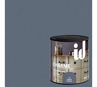Id Paris Pintura efecto empolvado Charme, es una pintura multisoporte lavable mate. - 500 ml- (Prusia)
