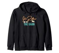 I'D Rather Be At The Barn Sudadera con Capucha