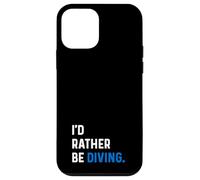 I'D Rather Be Diving - Buceo Buceo Buceo Nadador Natación Carcasa para iPhone 12 Mini
