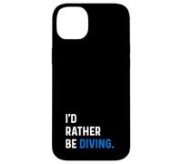 I'D Rather Be Diving - Buceo Buceo Buceo Nadador Natación Carcasa para iPhone 14 Plus