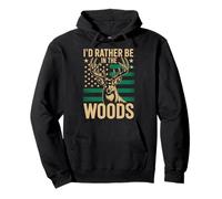 I'd Rather Be In The Woods Sudadera con Capucha