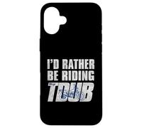 I'D Rather Be Riding T-Dub ADV Dual Sport Motocicleta Diseño Carcasa para iPhone 16 Plus