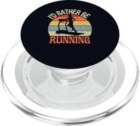 I'D Rather Be Running Cinta de Correr Correr Entrenamiento Gimnasio Fitness PopSockets PopGrip para MagSafe