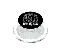 I'D Rather Stay Home with My Cats PopSockets PopGrip para MagSafe