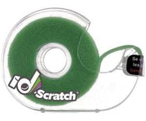 ID-Scratch Cinta autoadhesiva precortada, verde, 3700820000064
