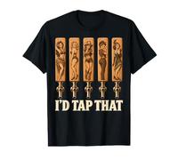 I'D Tap That Draft Beer Craft Brewery Taproom Microbrew Hombres Camiseta gráfica económica