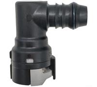 ID14 - Tubo de combustible de plástico para tubería de combustible de 15,82 mm con bloqueo de un solo botón y compatibilidad con instalaciones rectas y de 90 grados (curva de 90°)