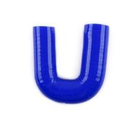 ID54mm 57mm 60mm 64mm 70mm 80mm 89mm tubo de silicona Universal refrigerante Intercooler tubo azul codo de 180 grados manguera General Turbo manguera( 180-id89mm 3ply)