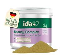 ida+ - Beauty Complex 350 g - levadura de cerveza y biotina para perros - apoya la piel y el cuidado del pelo del perro - contra el picor para - con espirulina alga y zinc para - piel cuidada - piel y