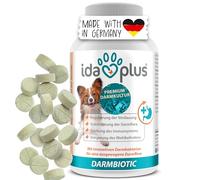 Ida Plus Darmbiotic - Probióticos para la Limpieza intestinal de Perros - Desarrolla la Flora intestinal después de la diarrea - Bacterias intestinales activas saludables - Sistema inmunológico