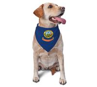 Idaho State Flag - Babero triangular suave y transpirable para mascotas, para perros y gatos, a la moda, babero de alimentación para el hogar y al aire libre, bandana para mascotas
