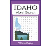 Idaho Word search puzzle book: All Thing Idaho word find, easy to read Travel size