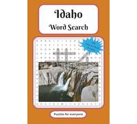 Idaho Word Search Puzzle Book: Word Searches with Easy to Read Print about Idaho, | 6x9 inches, 200 pages | 100 Puzzles … Gift for Vacations, Holidays and Free Times