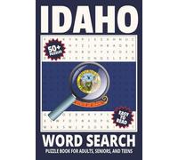 Idaho Word Search Puzzle Book: Word Searches with Easy to Read Print about Idaho, US state of Idaho, Idaho Travel and More | 6x9 inches, 110 pages | ... Gift for Vacations, Holidays and Relaxation
