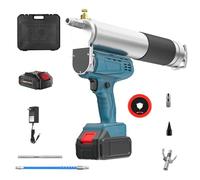 IDAMAKON Pistola engrasadora eléctrica con batería para Makita 18 V, 5 oz/min, 12000 PSI, funciona con pilas, para tractores, camiones y máquinas, engrasadora eléctrica inalámbrica de alta presión