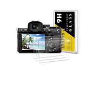 iDaPro A7R VI/A7R V/A7V Protector de pantalla para Sony Alpha A7RVI/A7 V/A7RV A7R6/A7R5 7R V/7R VI A7M5 A7M V[3 paquetes] vidrio templado fácil instalación