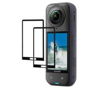 iDaPro para Protector de pantalla Insta360 X5/X4 LCD[2Pcs],vidrio templado,Dureza 9H,Antiarañazos,Antiburbujas,Antihuellas,Ultra delgado,Fácil instalación