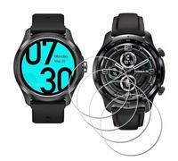 iDaPro para Protector de pantalla para TicWatch Pro 5/Pro 3 Ultra/TicWatch Pro3 Pro5 Vidrio templado [4Pcs],9H,Antiarañazos,Antiburbujas,Antihuellas,Ultra delgado,Fácil instalación