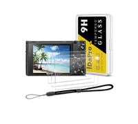 iDaPro Protector de pantalla para Sony RX100 VII / VI / V / IV / III / II y cordón de mano [paquete de 3+1] vidrio templado, fácil instalación