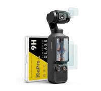 iDaPro Protector de pantalla y lente para DJI Osmo Pocket 4/Pocket 3 [2+2 piezas] Vidrio templado fácil instalación