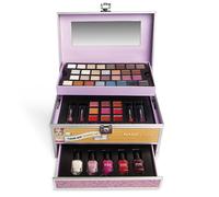IDC Institute Color Pin Up Travel Case Complete Estuche // Precio, Comprar n/a Sombras de ojos + Labiales + Aplicadores + Esmaltes de uñas