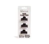 IDC Institute Hair Accessories Set of 3 Dark Brown