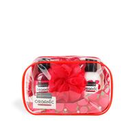 IDC INSTITUTE Organic Red Fruit Mini Bag Estuche | Precio, Estuche n/a Shower Gel 100 ml + Body Lotion 100 ml + Body Puff 15 gr