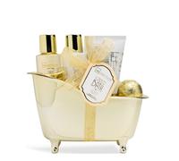 IDC Institute Scented Bath Gold Bathtub | Precio, Comprar n/a Gel de baño 100ml + Loción corporal 100ml + Crema de manos 80ml + Bomba de baño