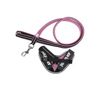 IDC Powair Bundle - Arnés IDC Powair, Tamaño: 3XS/Baby 1, Rosado + Correa IDC Powair, Tamaño: 1,2 m con asa y mosquetón pequeño, Rosado