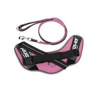 IDC Powair Bundle - Arnés IDC Powair, Tamaño: XL/2, Rosado + Correa IDC Powair, Tamaño: 1,2 m con asa y mosquetón Grande, Rosado