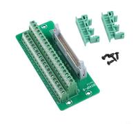IDC40P B - Bloque de terminales para control de motor PLC con montaje en riel DIN y soporte, conector eléctrico de cobre de 36 V, compatible con la serie IDC 10P a 64P